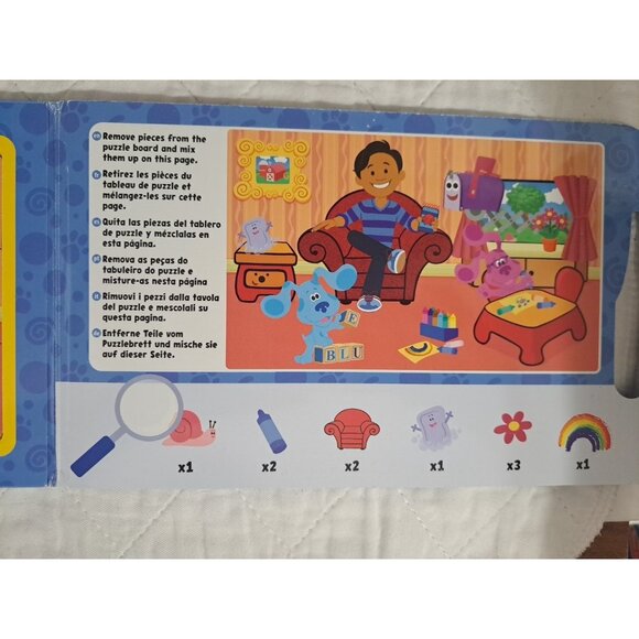 Melissa & Doug Blue's Clues & You! 2-15 Piece TakeAlong Magnetic Jigsaw Puzzles - Picture 4 of 10